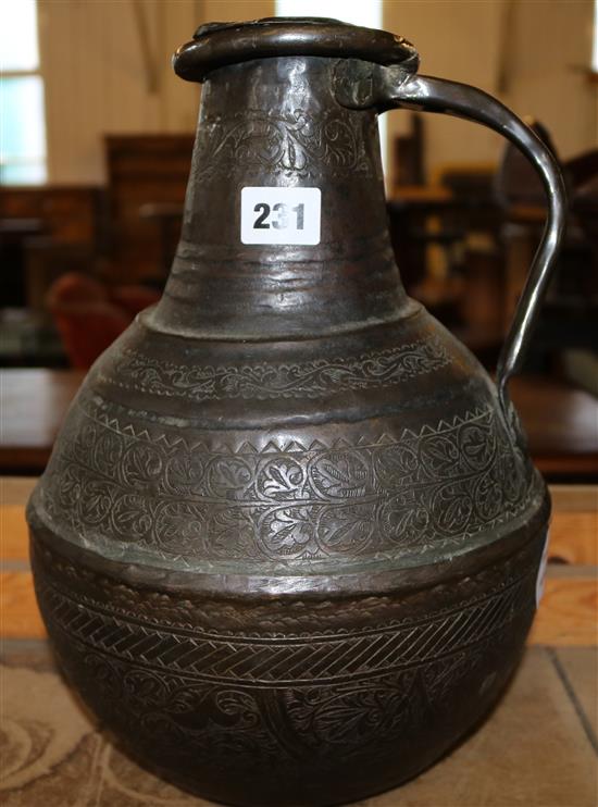 Islamic copper ewer